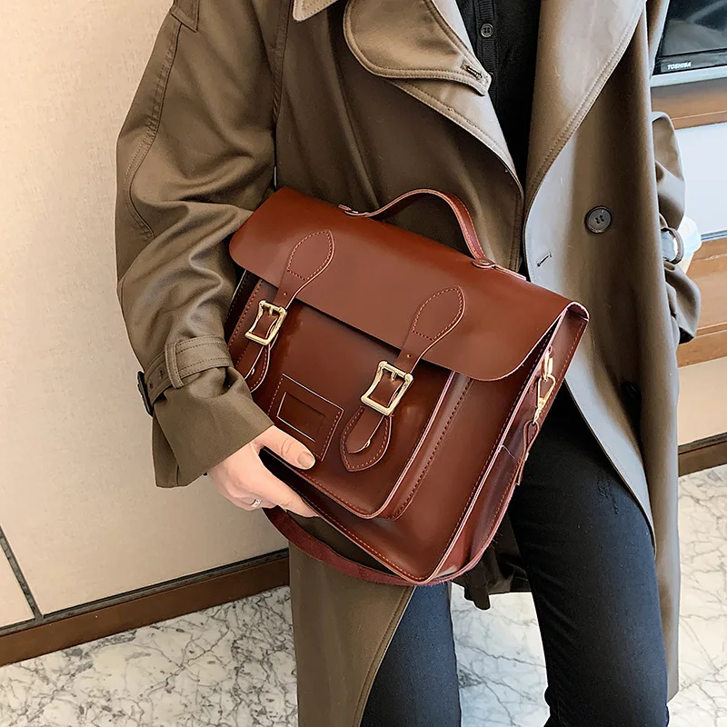 Japanese Women Casual Messenger Bags Solid Vintage Y2k Handbag Crossbody Bag Femme JK Backpacks Trendy Fashion Shoudler Bags