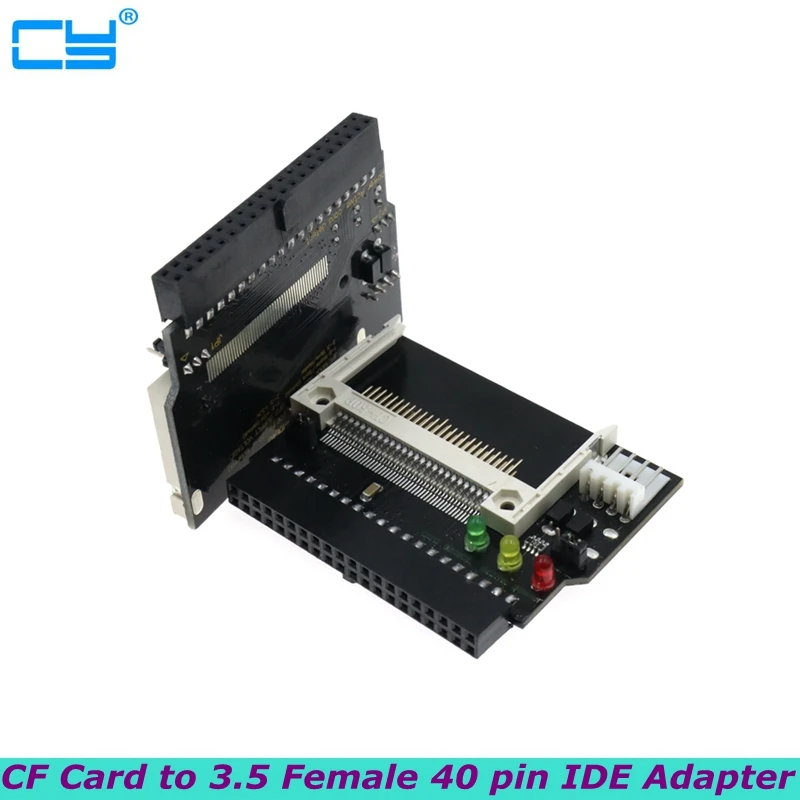 The Best Price Black Compact Flash CF to 3.5 Female Converter Card 40 Pin IDE Bootable Adapter CF to IDE Adapter