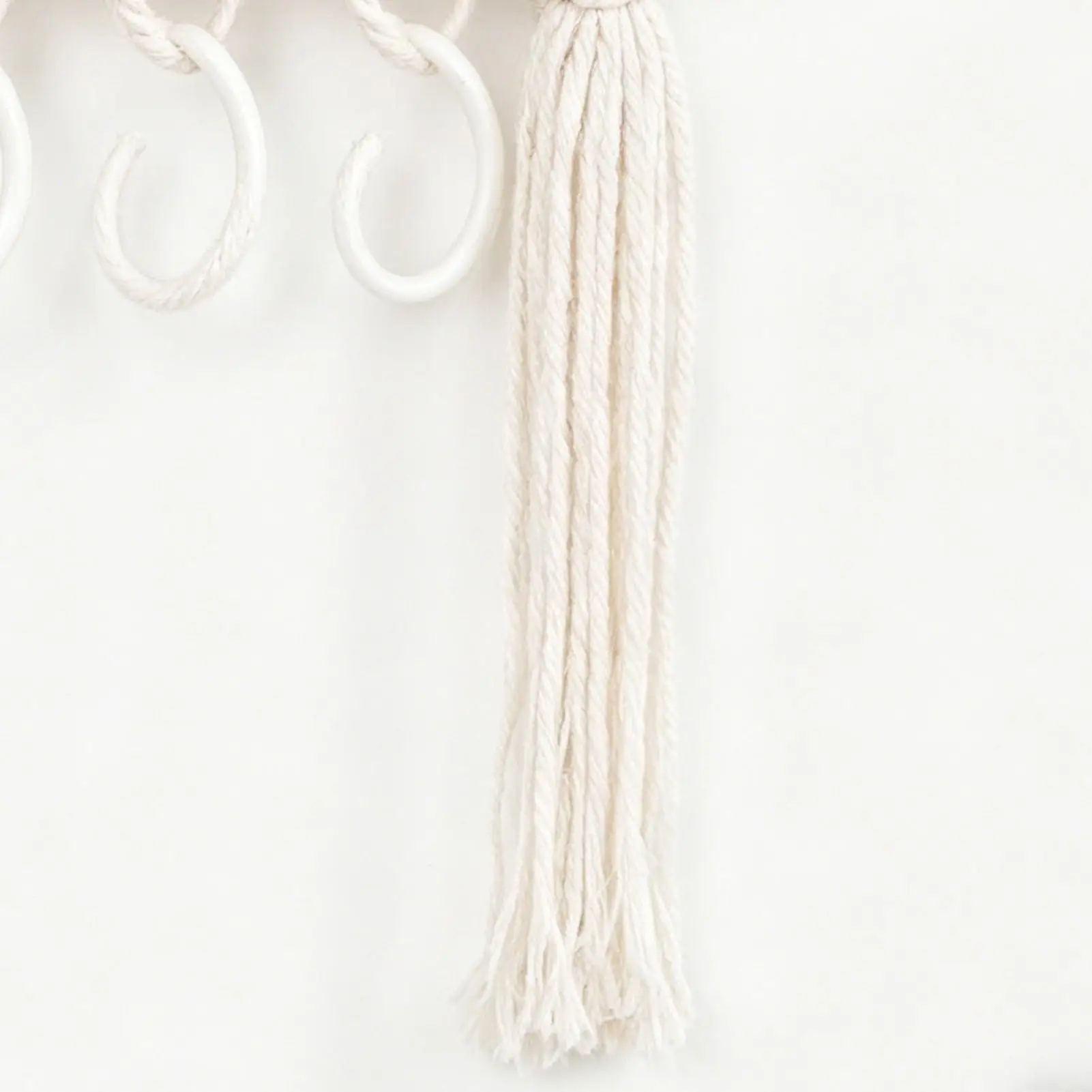 Claw Clip Organizer Scrunchie Tie Holder Boho Macrame Home Decor Hair Accessory Organizer For Women Girls Bedroom Nursery
