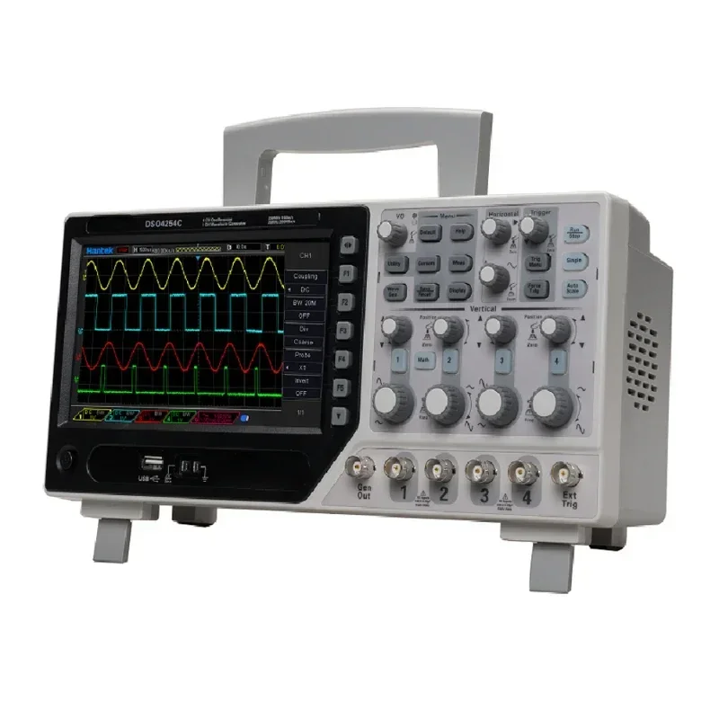 Selected good products Dso4084c/4104c/4204c/4254c Four-Channel Desktop Digital Oscilloscope with Signal Source