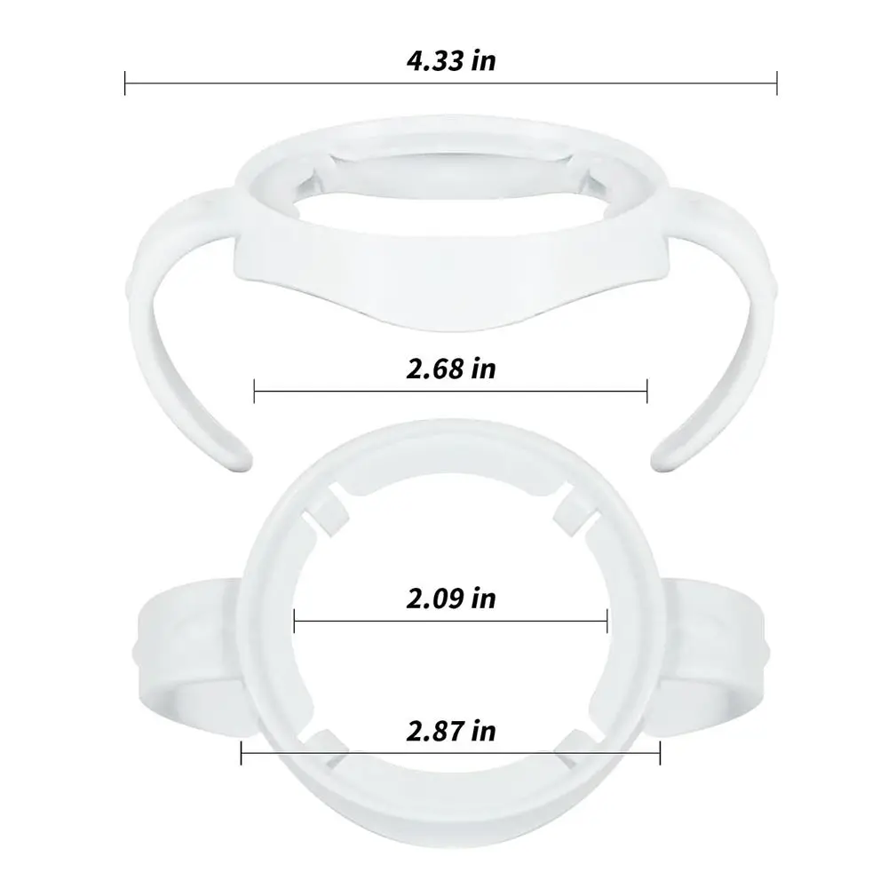 Easy Grip Baby Bottle Handles Universal Safe Baby Bottle Holder Durable Baby Feeding Bottle Accessories for Philips Avent view 6