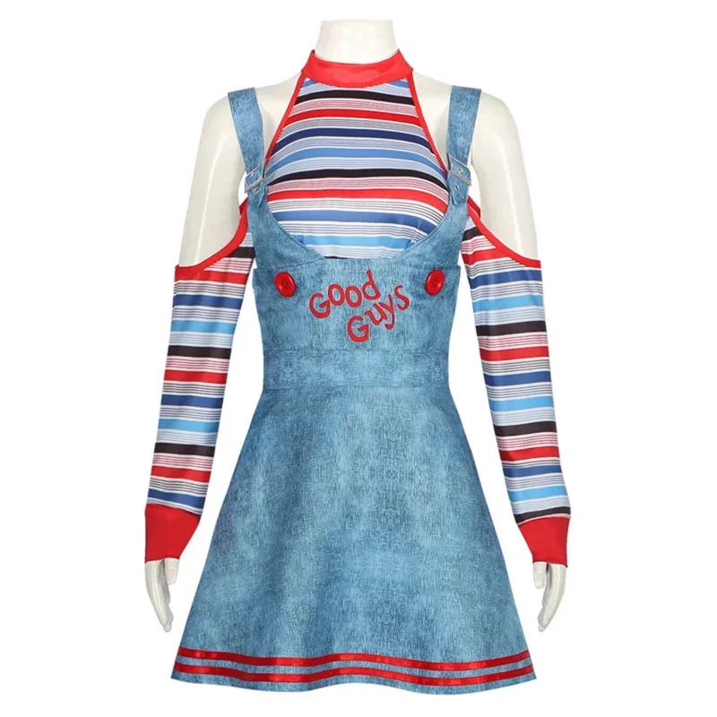 

FC6Cosdad Chucky cosplay costume adult women shirt skirt suits Halloween Carnival party costume@FC8！