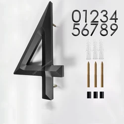 8 inch/200 mm Floating House Number 3D Numbers Address Sign #0-9 Letters Big Modern Door Plates Home Outdoor Numeros