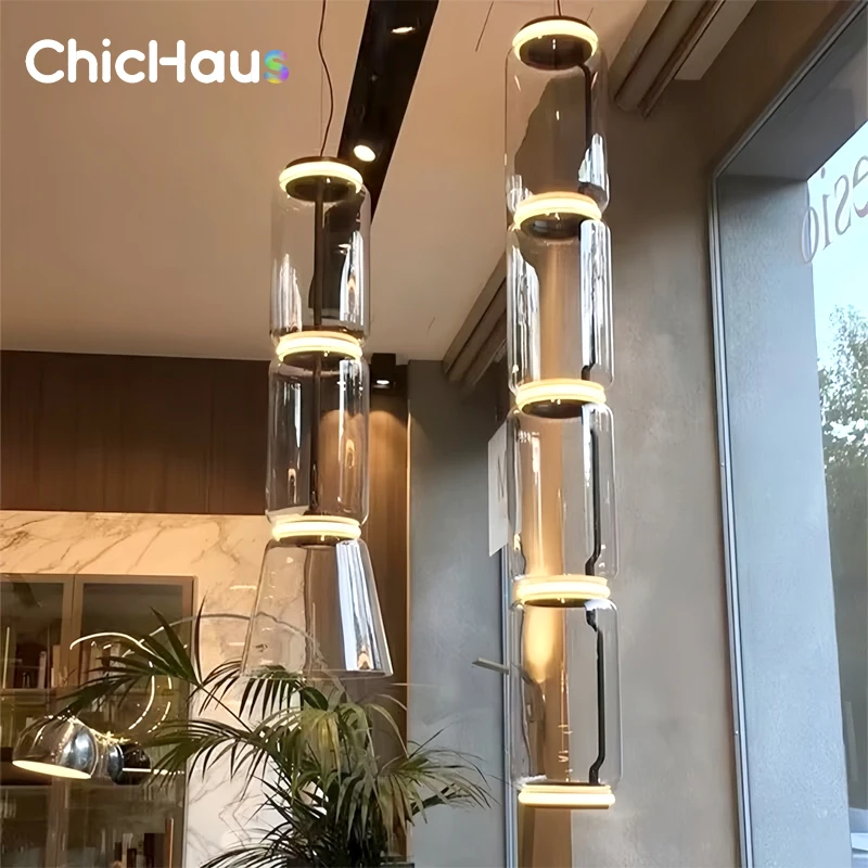 

Nordic Glass Chandeliers Lighting Led Pendant Lights Lustre Living Dining Room Bar Loft Home Decor Bedside Lamps Hanging Light