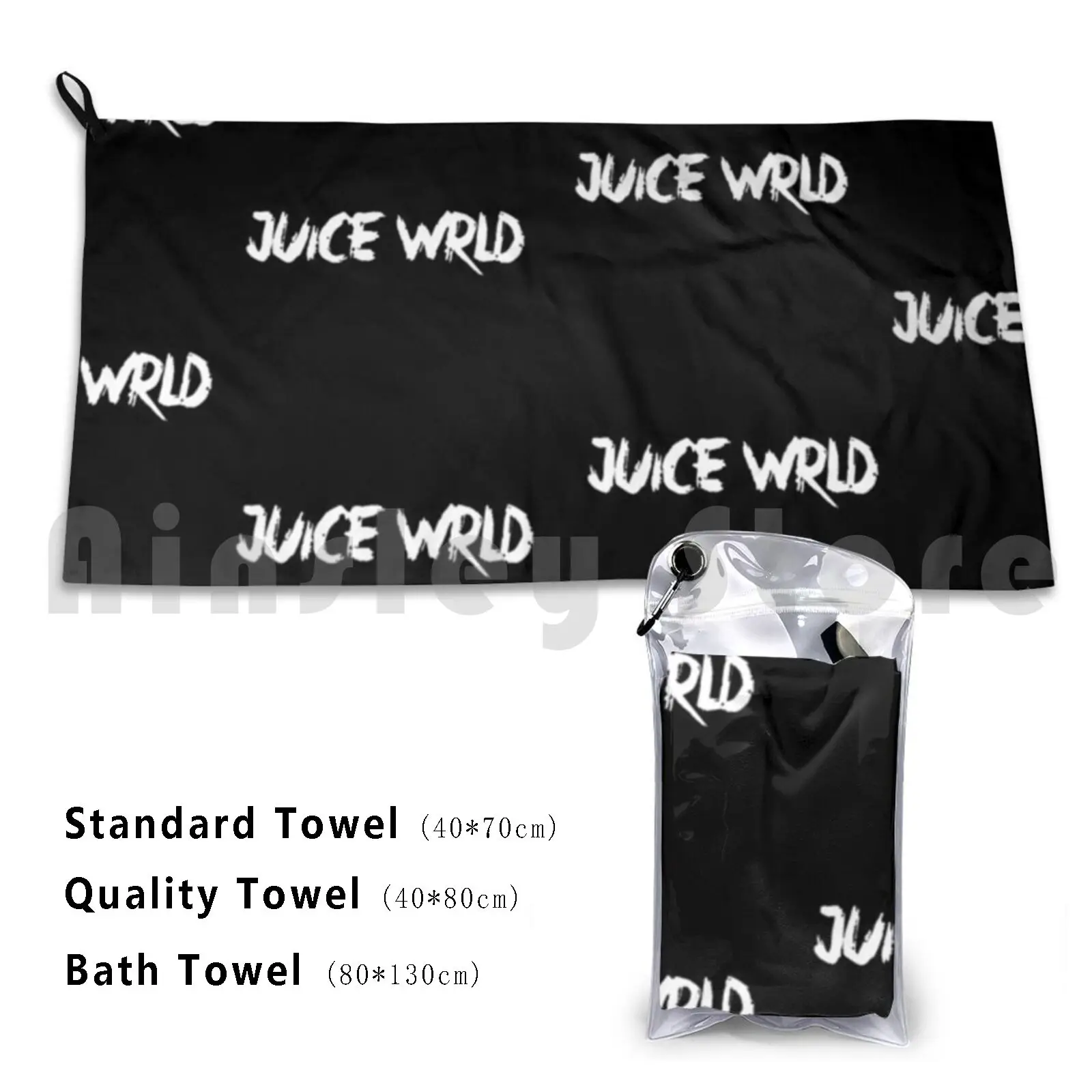 Pattern Art Bath Towel Beach Cushion Wrld Juice 999 Club Pattern