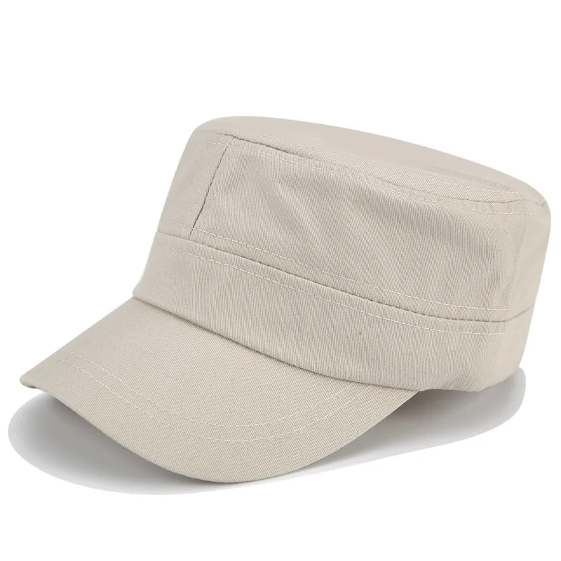 Gorra de deporte al aire libre para hombres de mediana edad, protector solar, gorra plana sólida, estilo clásico, ajustable, A73, primavera y verano