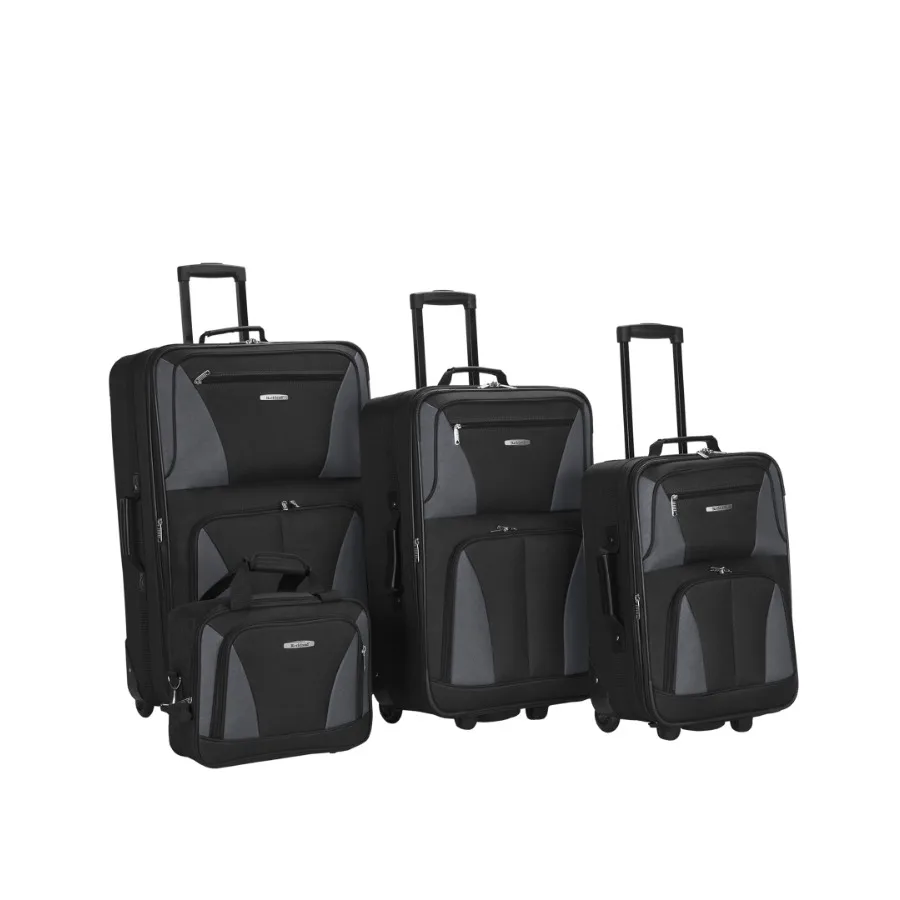 

Luggage Journey 4 Piece Softside Expandable Luggage Set F32