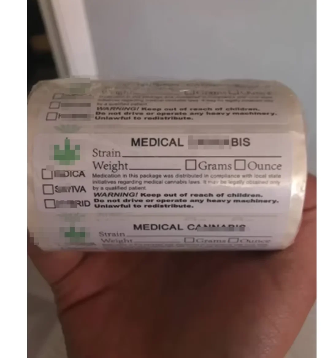 500 unidades por rollo, etique - Medical Label reseña y precio