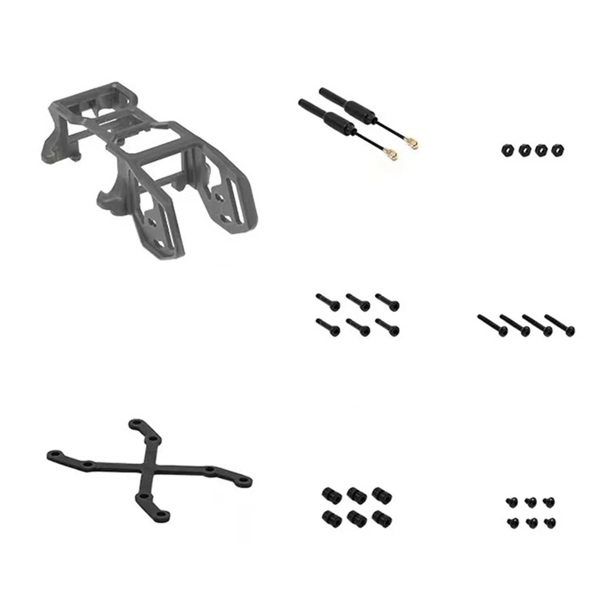 

AB31 для Pavo20 HD VTX комплект крепления кронштейна, совместимый с O3 для 2-дюймового FPV дрона, детали серого цвета