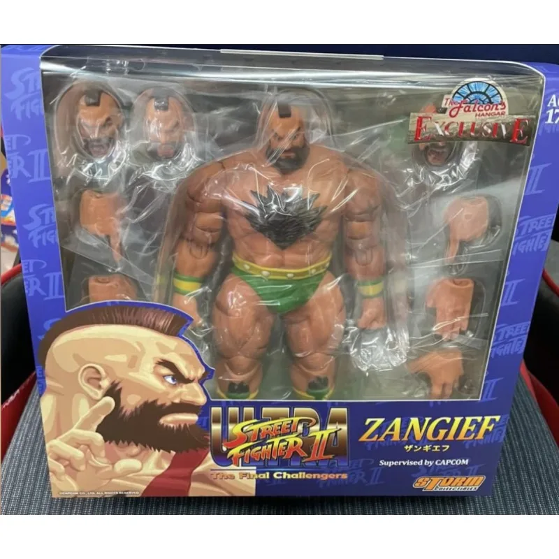 Storm Toys Oryginalny 1/12 Street Fighter 2 Sangif Nowa Wersja Czerwony Niebieski Zielony Szary Model Lalki do Gry Mobilnej Ręcznie Robiona Zabawka Prezent Dostępny Od Ręki