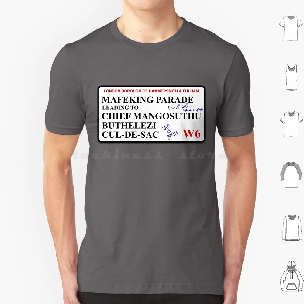 Bottom Mafeking Parade , Cul-De-Sac Street Sign T Shirt Cotton Men Women Diy Print Rik Mayall Ade Edmondson Richie Eddie