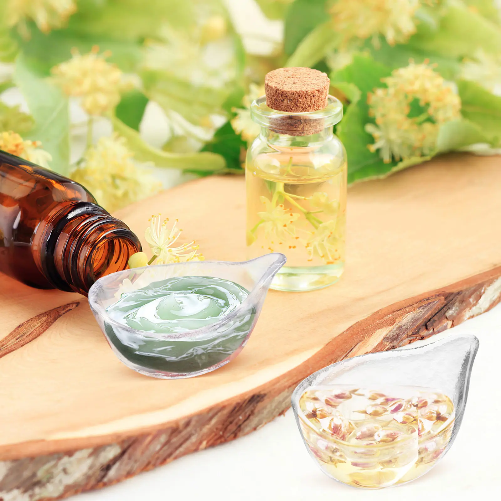 

Facial Mask Mixing Bowl Glass Set for DIY Skincare Formulas - Ideal for Essential Oils Cream Blending Salon Or Home Use