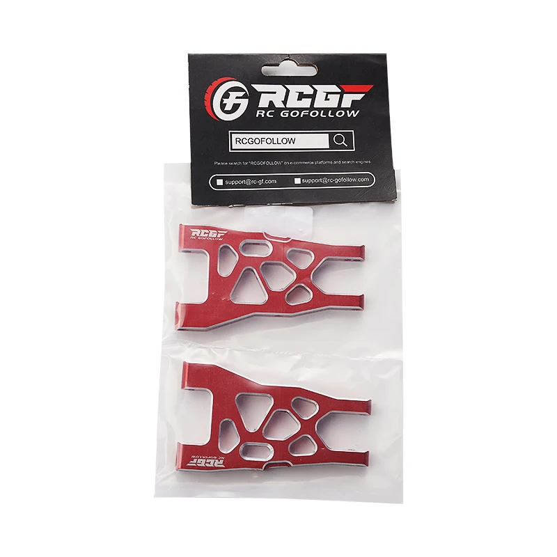 RCGOFOLLOW brazos oscilantes inferiores delanteros y traseros de aluminio para ARRMA 1/8 Rc VENDETTA 3S, infrarrojos 4X4 BLX, brazos mecanizados de precisión