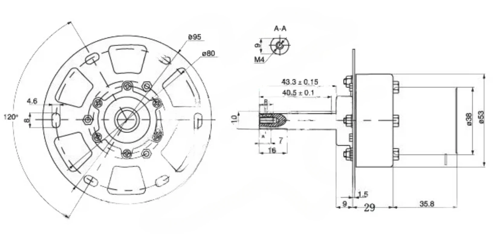 Dedicated Motor For Solar Tracker, Dc Gear Motor 12V