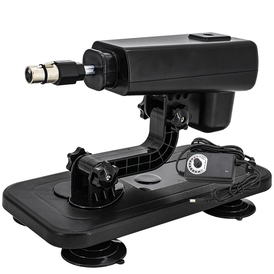 3XLR Connector DC Electric Motor Telescopic Reciprocating Linear Actuator Adjustable 6cm Stroke Machine gun Wired Control 24V