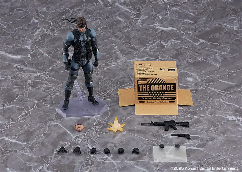 

In Stock, Ships Same Day. Original Metal Gear Solid Snake PVC Articulated Figure, Toy & Gift