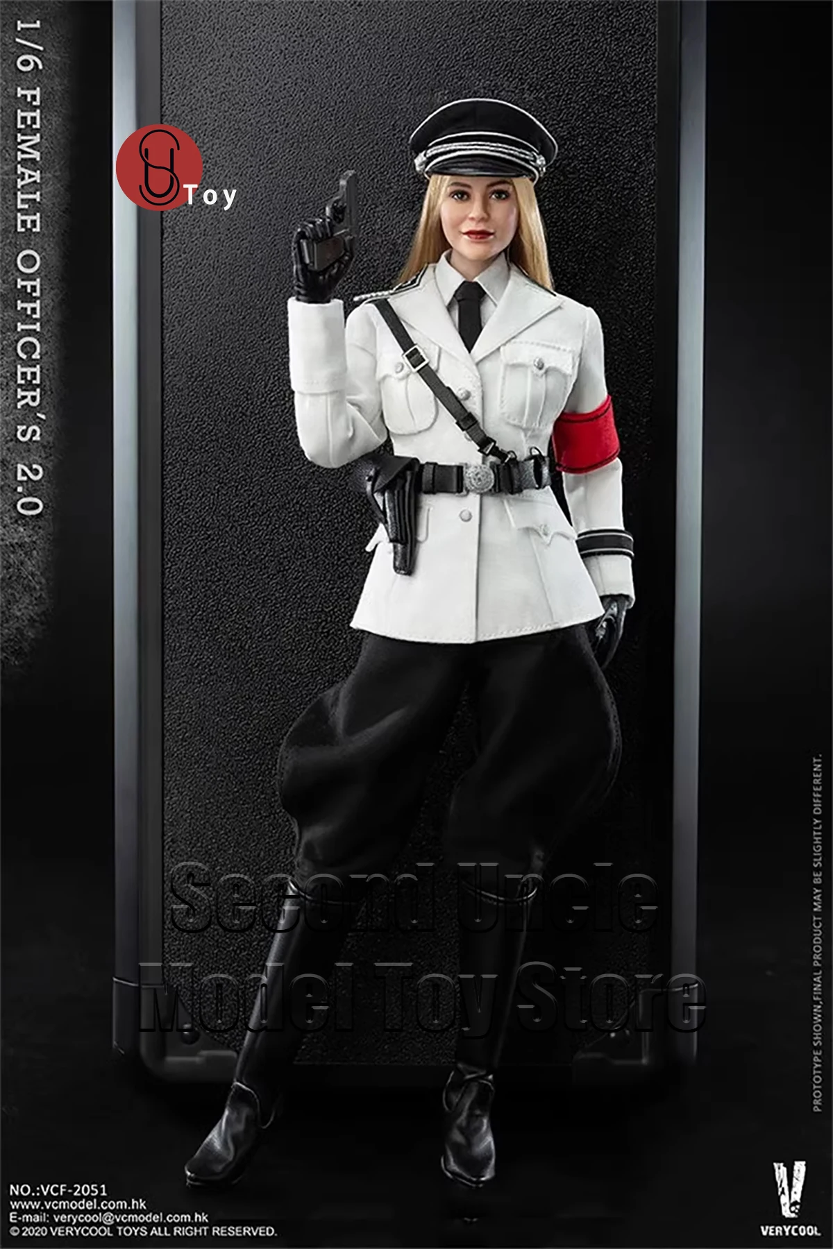

VERYCOOL VCF-2051 1/6 Scale Female Officer 2.0 Handsome White Uniform 12'' Military Action Figure Full Set Collectible Model Toy