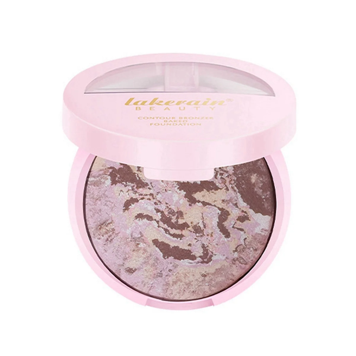 A71P Baked Brighten Foundation, Oil Control Color Correcting Balance Foundation Natural Matte Powder Foundation 2 Medium