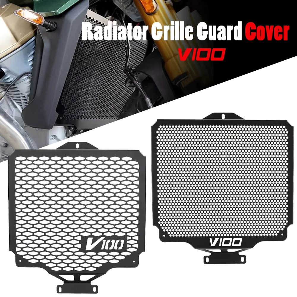 

Motorcycle Engine Guard Radiator Grill Protector Cover FOR Moto Guzzi V100S V100 V-100S Mandello S 2021-2026 2025 2024 2023 2022