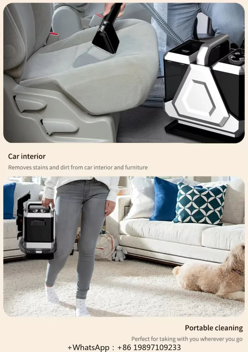 14kpa Handheld Deep Clean Wet And Quick Dry Steam Spot With Steam Techology Best Sofa Cleaning Machine