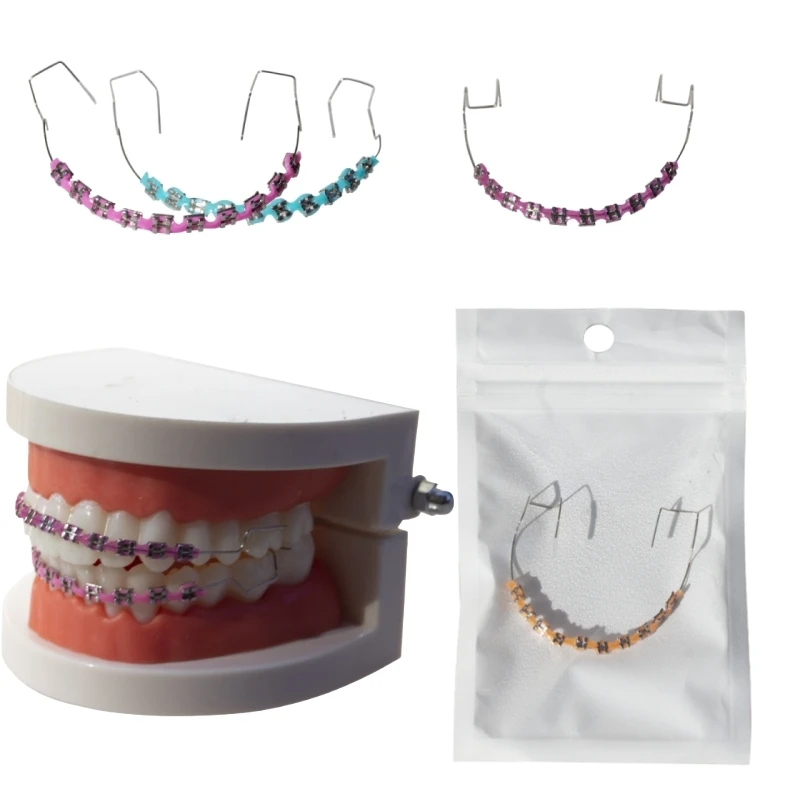 1pair Dental Tongue Tamers Orthodontics Dentistry Universal Ortho Brackets Invisible Orthodontic Aligners Braces Fashion Tools