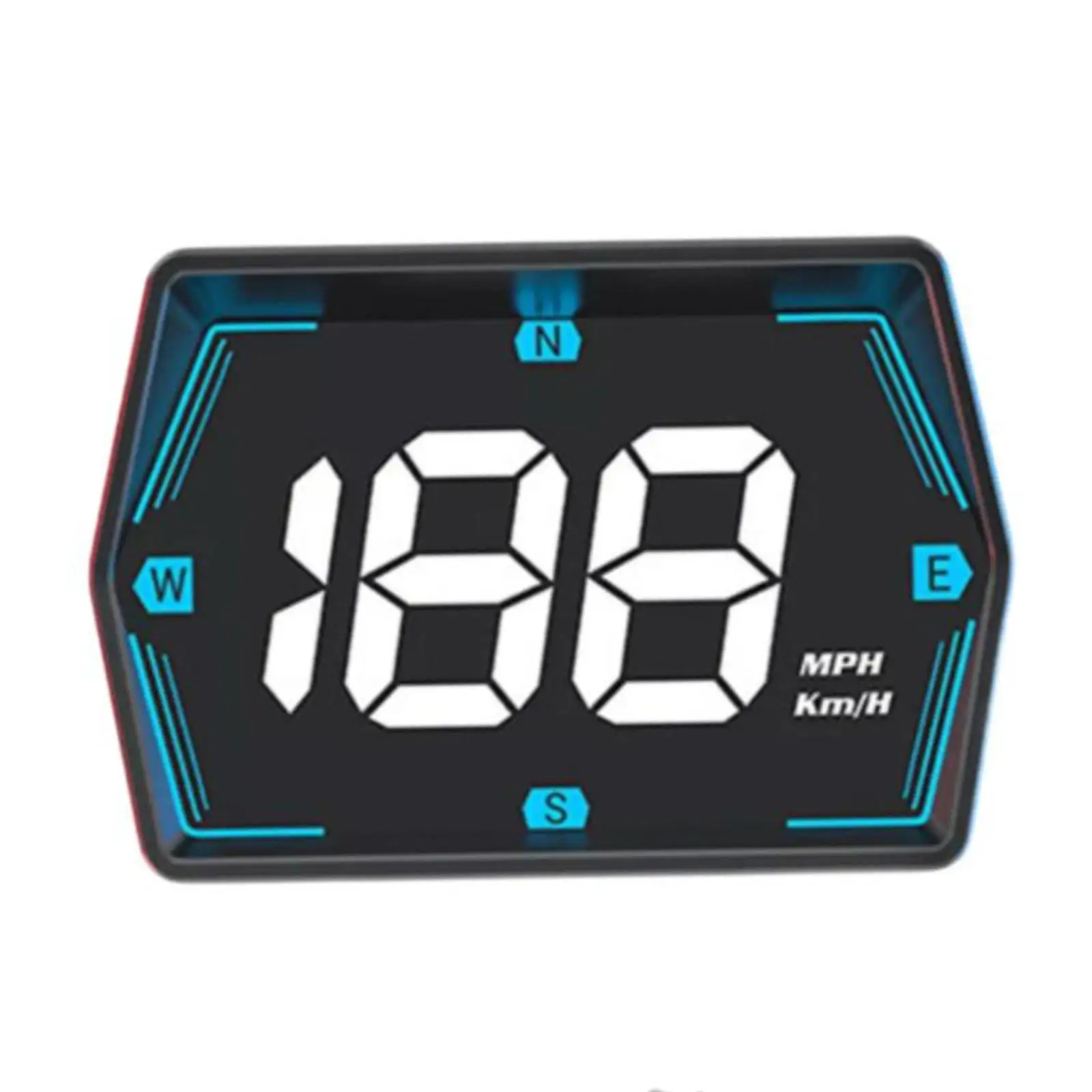 Digital Car Speedometer Head Up Display Overspeed Warning Fatigue Reminder Gauge for Car Safety Systems Support