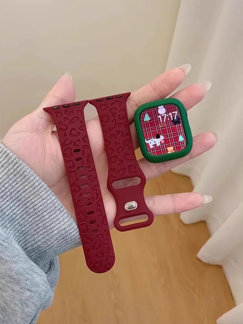 Custodia + cinturino in Silicone per Apple Watch 9 8 7 6 SE 5 4 3 Seires cinturino donna uomo per i Watch 44mm 40mm 41mm 45mm 38mm 42mm