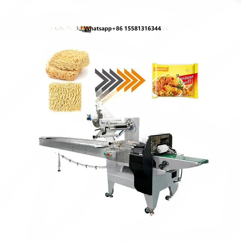 SZ180 Instant Noodle Packing Machine Noodle Blocks Pillow Pack Food Wrapping and Single Pack Production