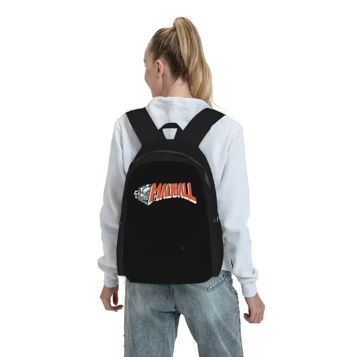 Madball Sticker Backpack Boys Girls BookBag Children School Bag Computer Shoulder Bags for Men Women