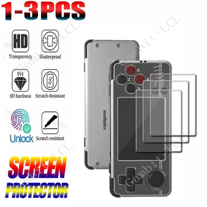 1-3PCS 9H Tempered Glass For Miyoo A30 Console Player Games Protective Film ON MiyooA30  2.8