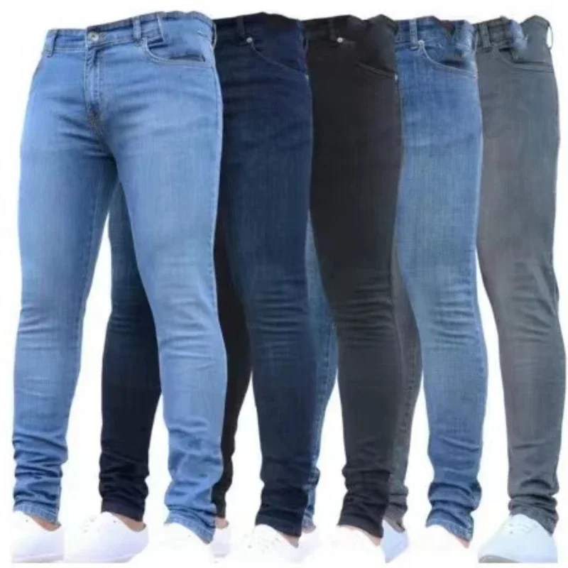 

Bay Independent Station Men's Wear Popular Tight Leggings in Europe and America Men's Jeans