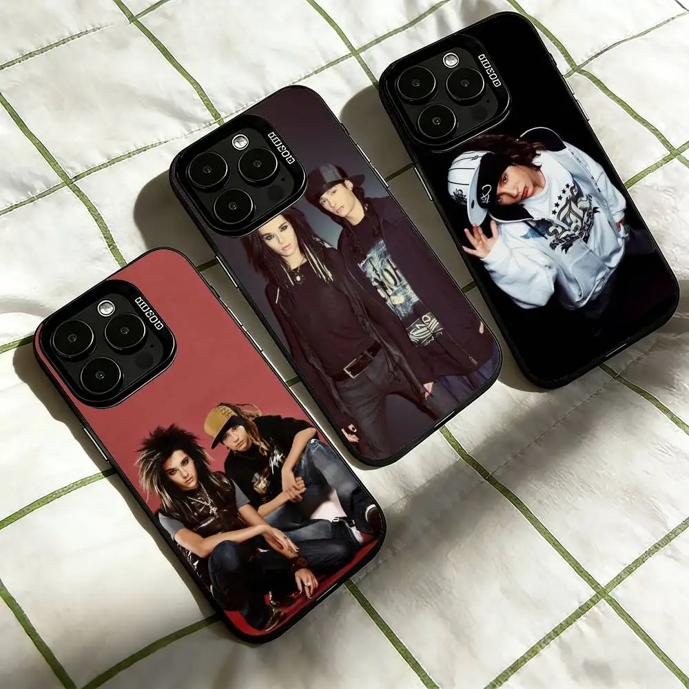 

Bill-Tom Kaulitz Tokio Hotel Phone Case For iPhone 17,16,15,14,13,12,11 Plus,Pro Max,XS,Colorful Silver Phone case Funda Cover