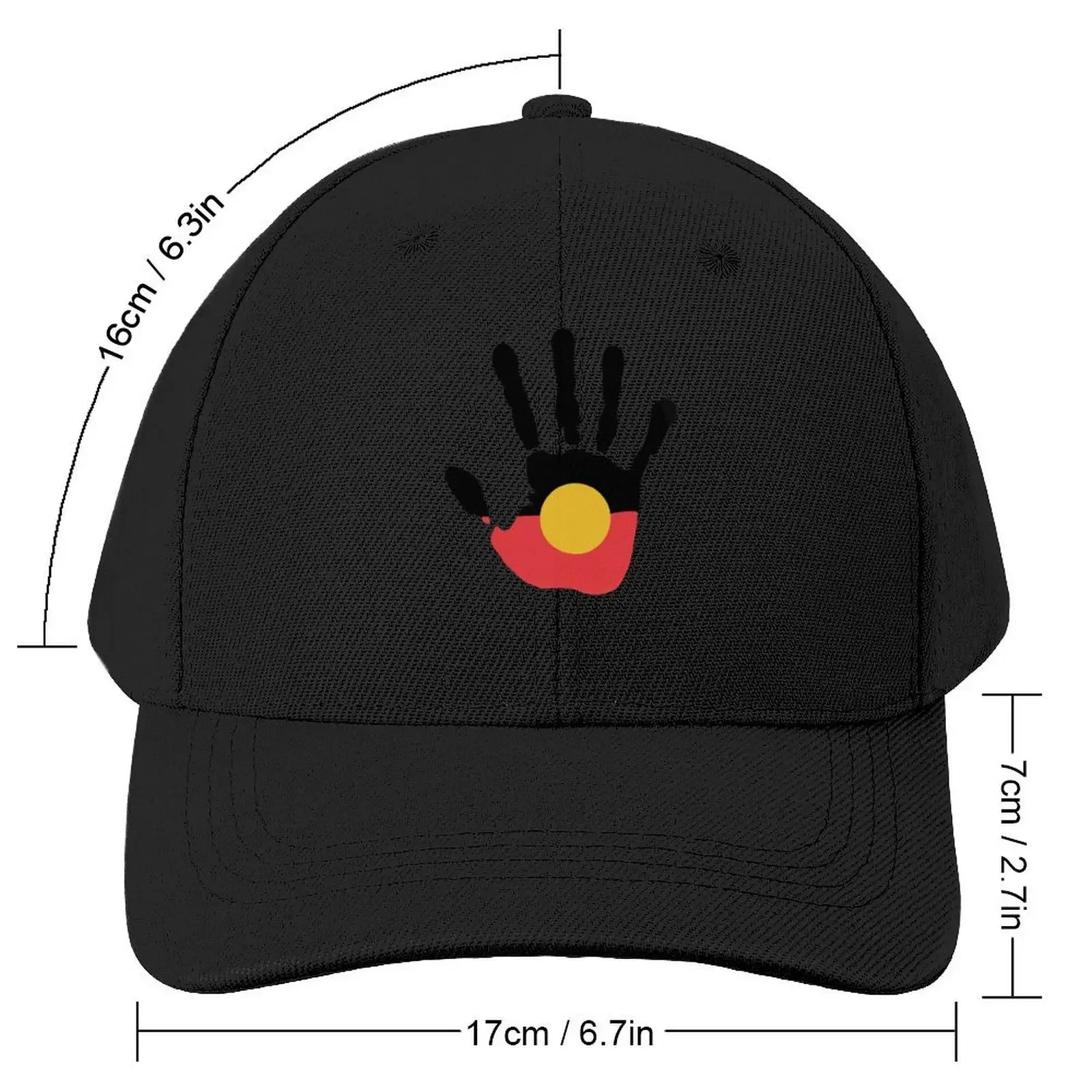 Aboriginal Flag Aboriginal Lives Matter Baseball Cap Visor sun hat Sun Hats For Women Men's