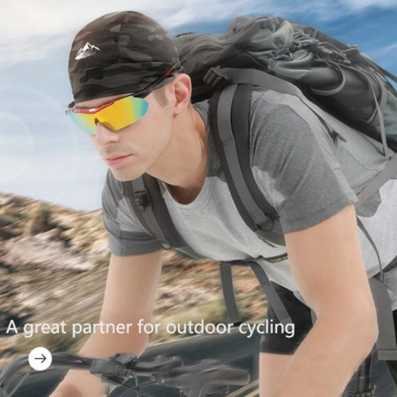 Quick-drying Melon Rind Hats for Men and Women, Summer Ice Silk Cycling Caps, Running and Sports Cycling Inner Lining Hats