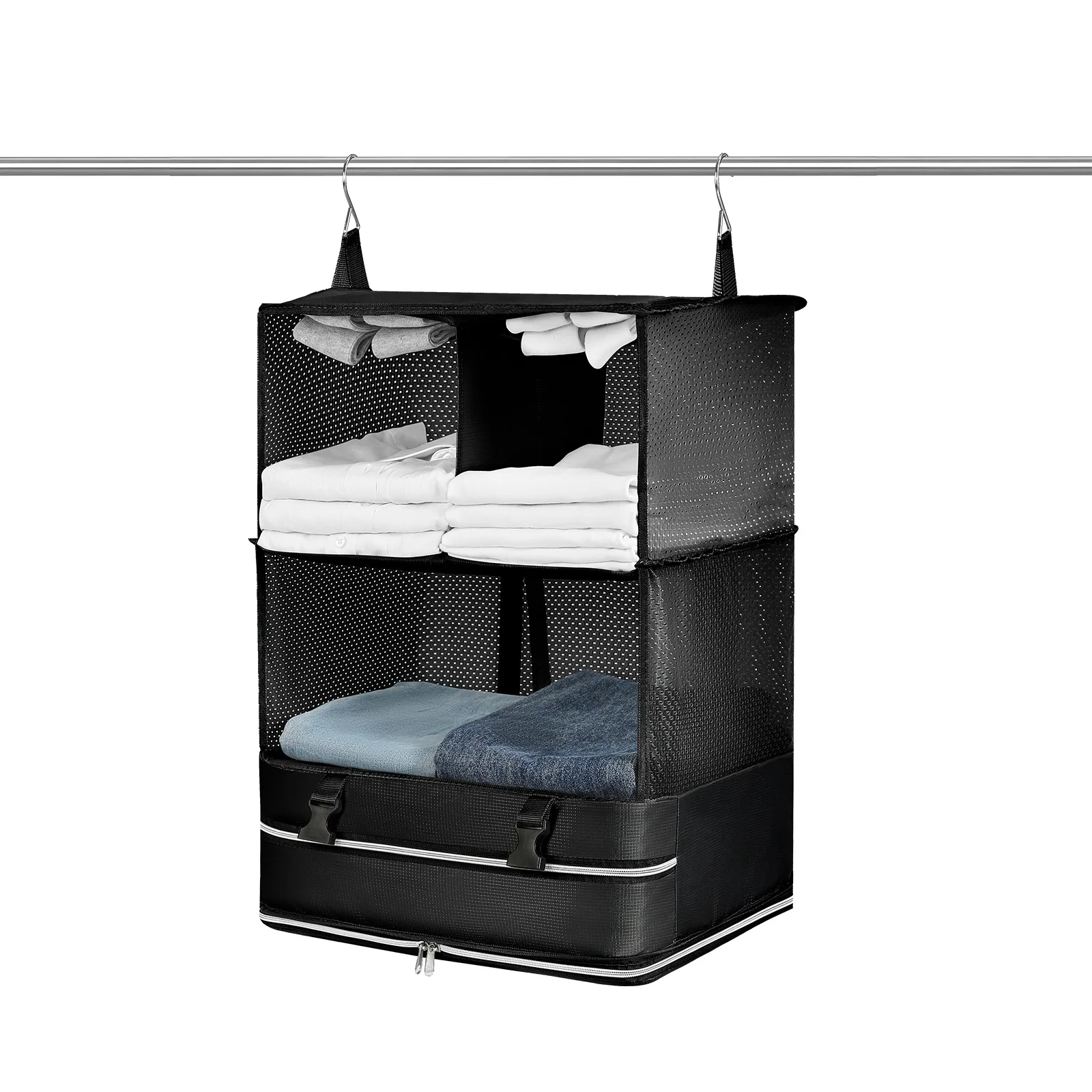 

Переносные подвесные дорожные полки, органайзеры для упаковки багажа, шкаф с вешалкой для одежды, путешествия, расширяемый упаковочный куб