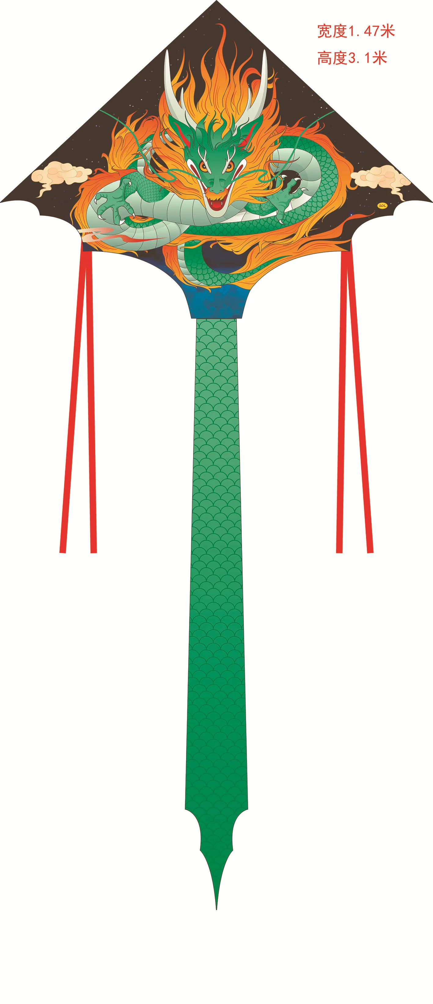 Kite pastagem kite brisa para voar crianças adulto grande dragão cauda longa pipas corda gingham diversão ao ar livre brinquedos esportivos conjunto