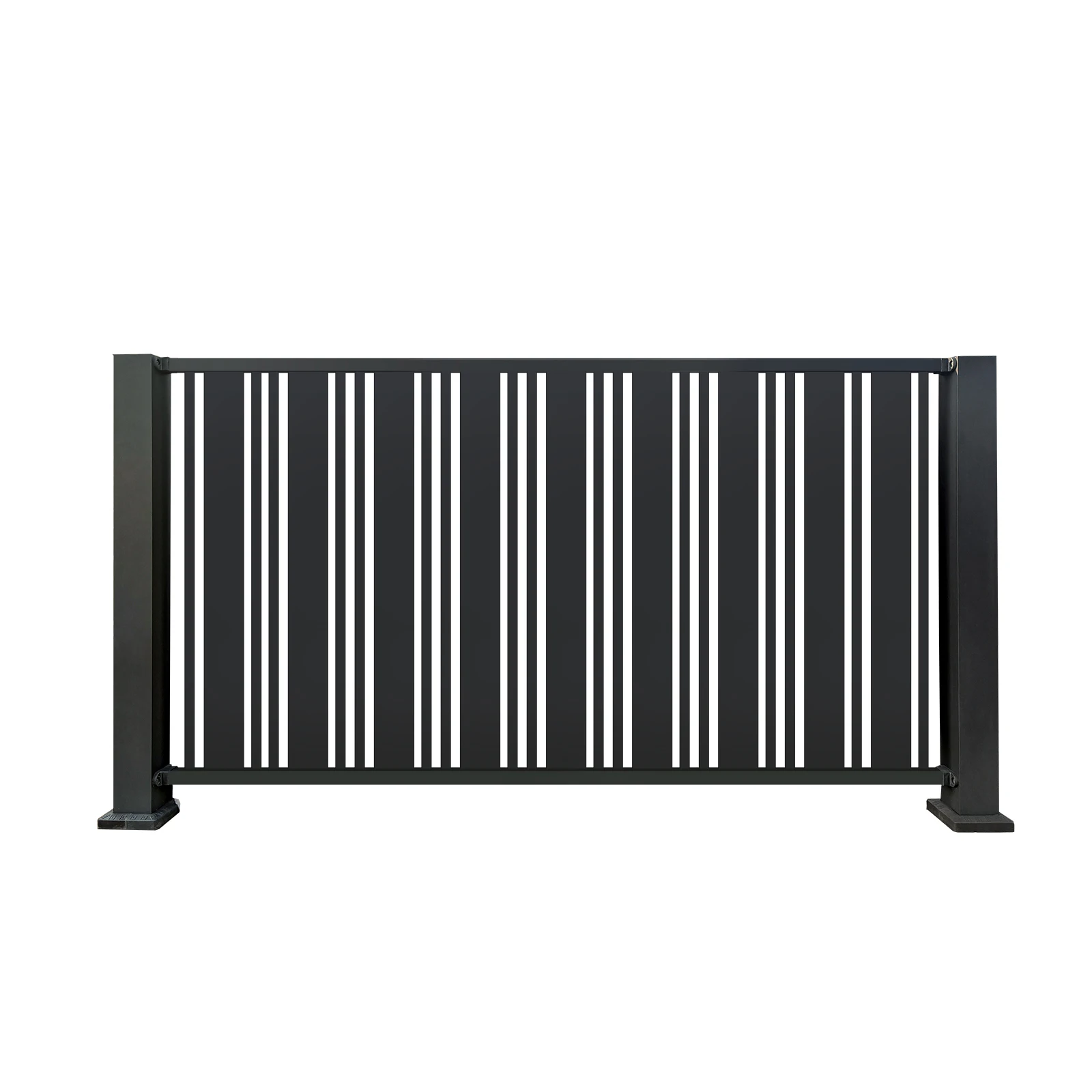 تخصيص الدرابزين الحديث المصنوع من الألومنيوم ذو الخط النحيف للسطح والفناء المقاوم للصدأ ودرابزين للشرفة والدرج