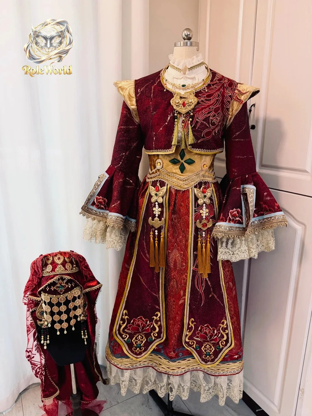 Entomologist Melly Plinius Cosplay Costume Identity V Melly Plinius Costume Konghou Gown Outfit for Comic Con Halloween Women view 3