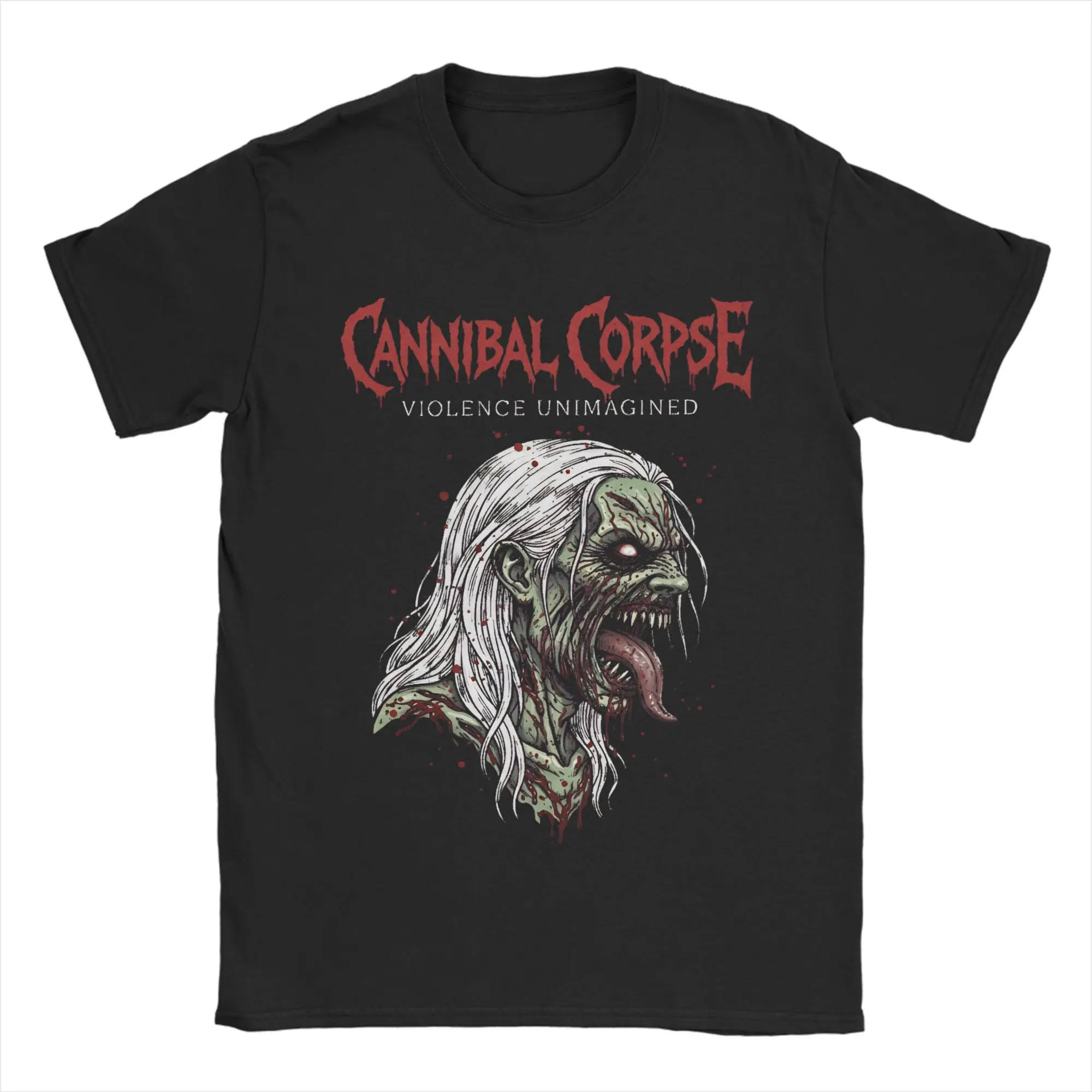 تي شيرت Cannibal Corpse Brutal Death Metal مطبوع للرجال والنساء 100% قطن تي شيرت ملابس #4