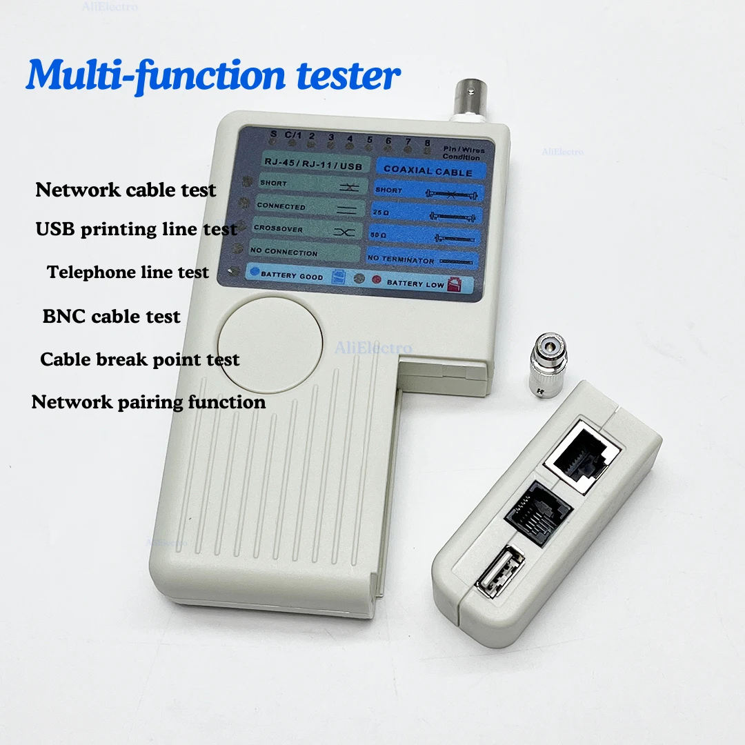

Remote Network Cable Tester, RJ45, USB, BNC, LAN, UTP, STP, LAN Cables Tracker Detector, Top Quality Tool, New