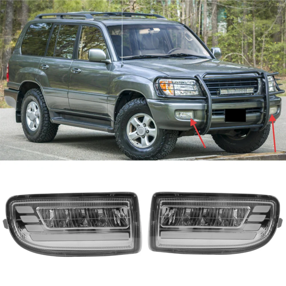 

Для Toyota Land Cruiser LC100 FJ100 4700 1998-2008 автомобильный передний бампер противотуманная фара в сборе OE: 8210-60122