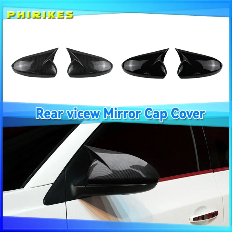 

Rearview Mirror Cover for Chevrolet Cruze 2009-2014 Side Wing Rear View Mirror Covers Trim With OX Horn Car Styling