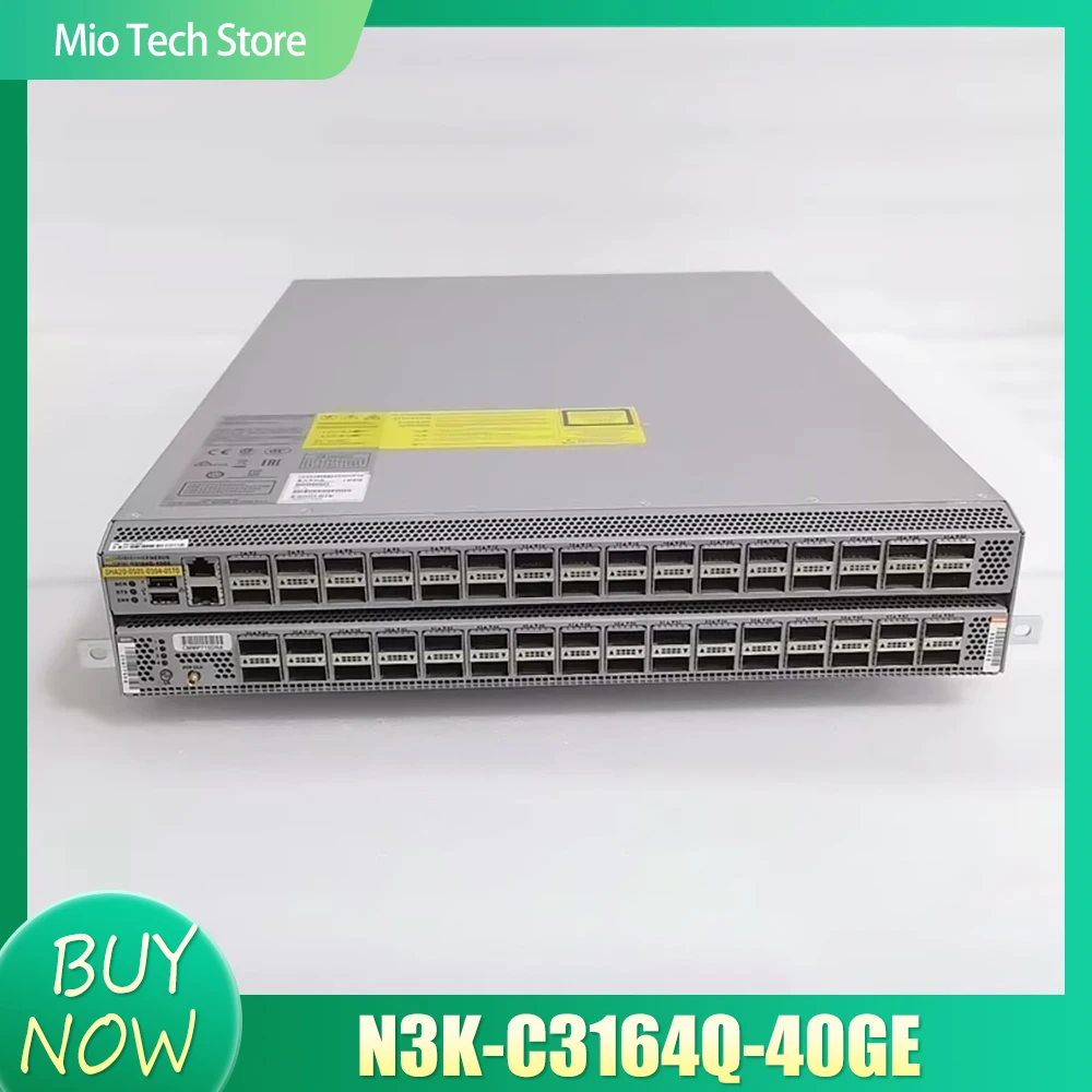 N3K-C3164Q-40GE For CISCO 64 port 40G 10G fiber optic core network switch