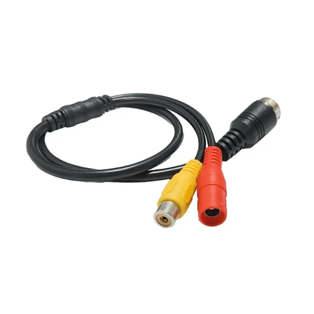 Suitable For Most Cars Aviation Head Adapter Cable PVC Copper for rca Adapter Cable for rca DC Cable 4Pin Aviation Head
