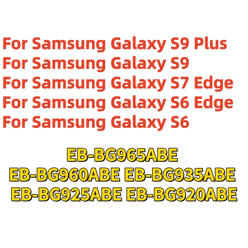 100% новый оригинальный высококачественный аккумулятор EB-BG920ABE BG925ABE BG935ABE BG960ABE для Samsung Galaxy S6 Edge S7 Edge S9 Plus G9200