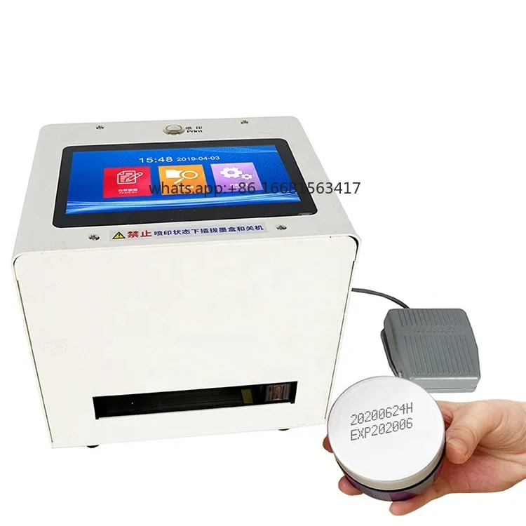 Printer Ink-jet Printer Bar Code Digital Printing Machine On Paper, Carton, Glass, Steel, Stone Board