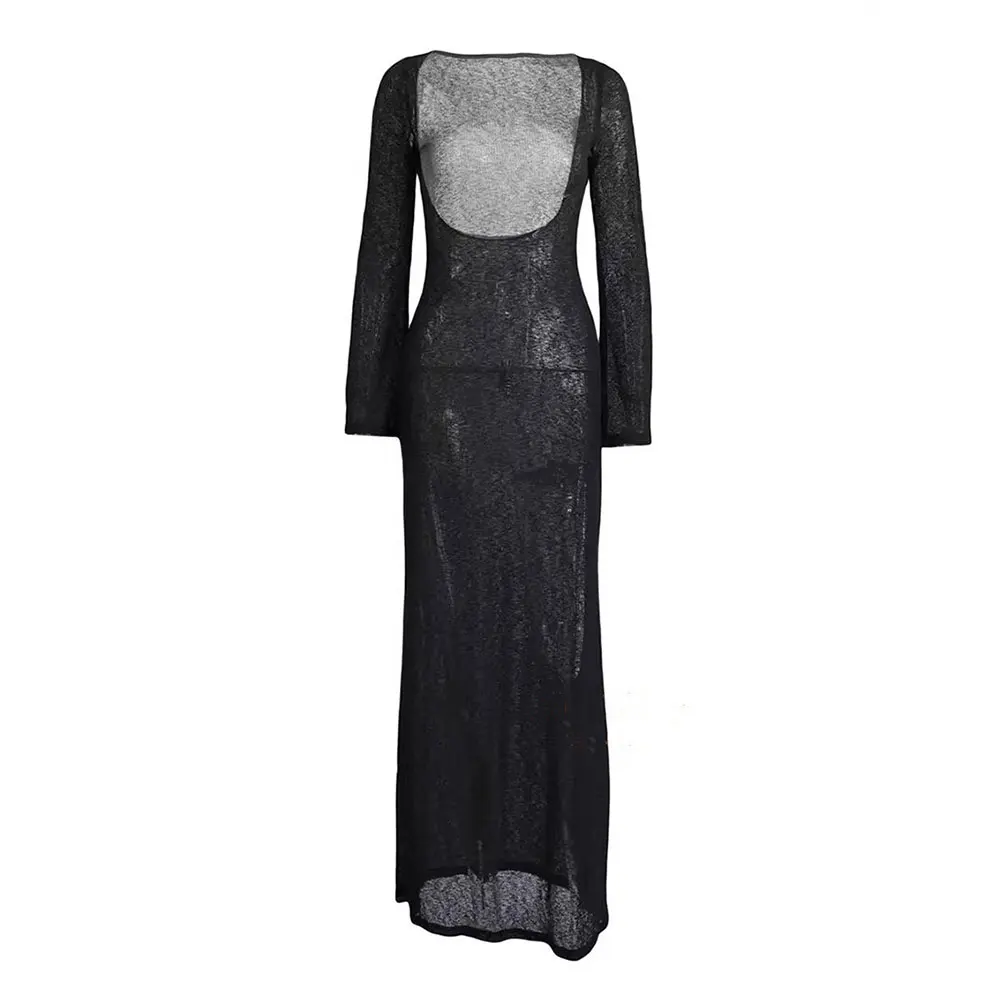 

Юбка с длинными рукавами для отдыха, женская, не скатывается, сексуальная, в пляжном стиле, подходит для весенне-зимнего сезона.