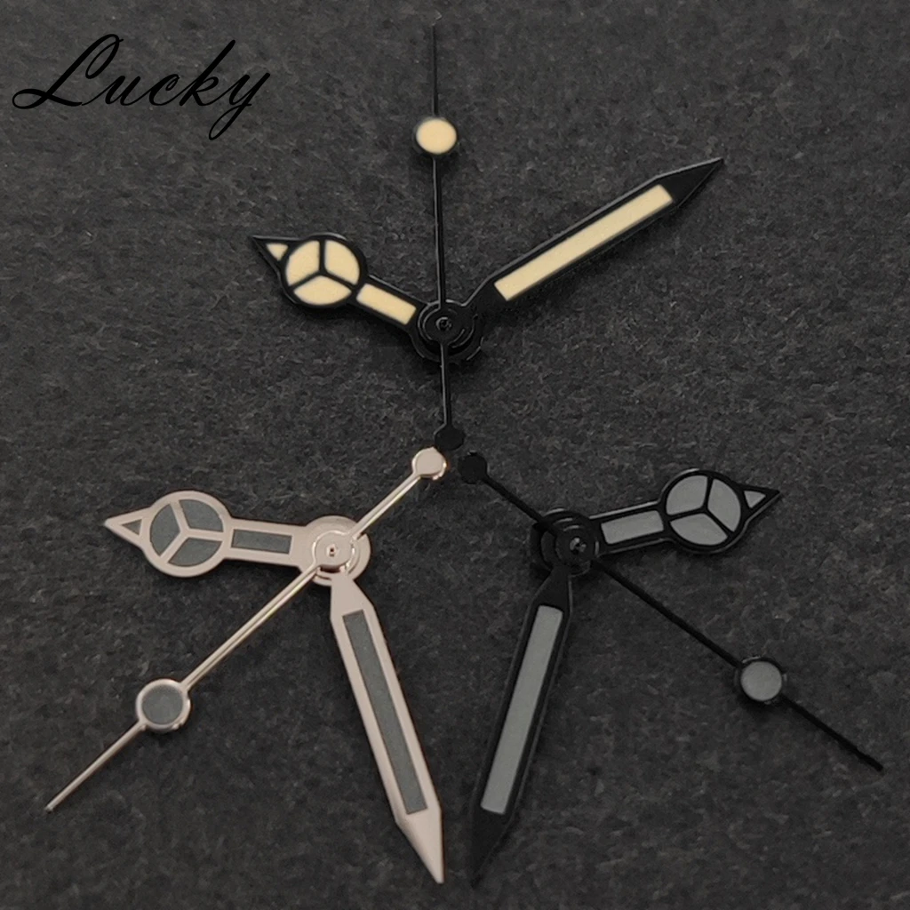 High Quality NH35 NH36 Hands Silver Black Grey Gold Watch Hands Green Luminous Watches Pointers Fit NH35/NH36/4R/7S Movement image 4