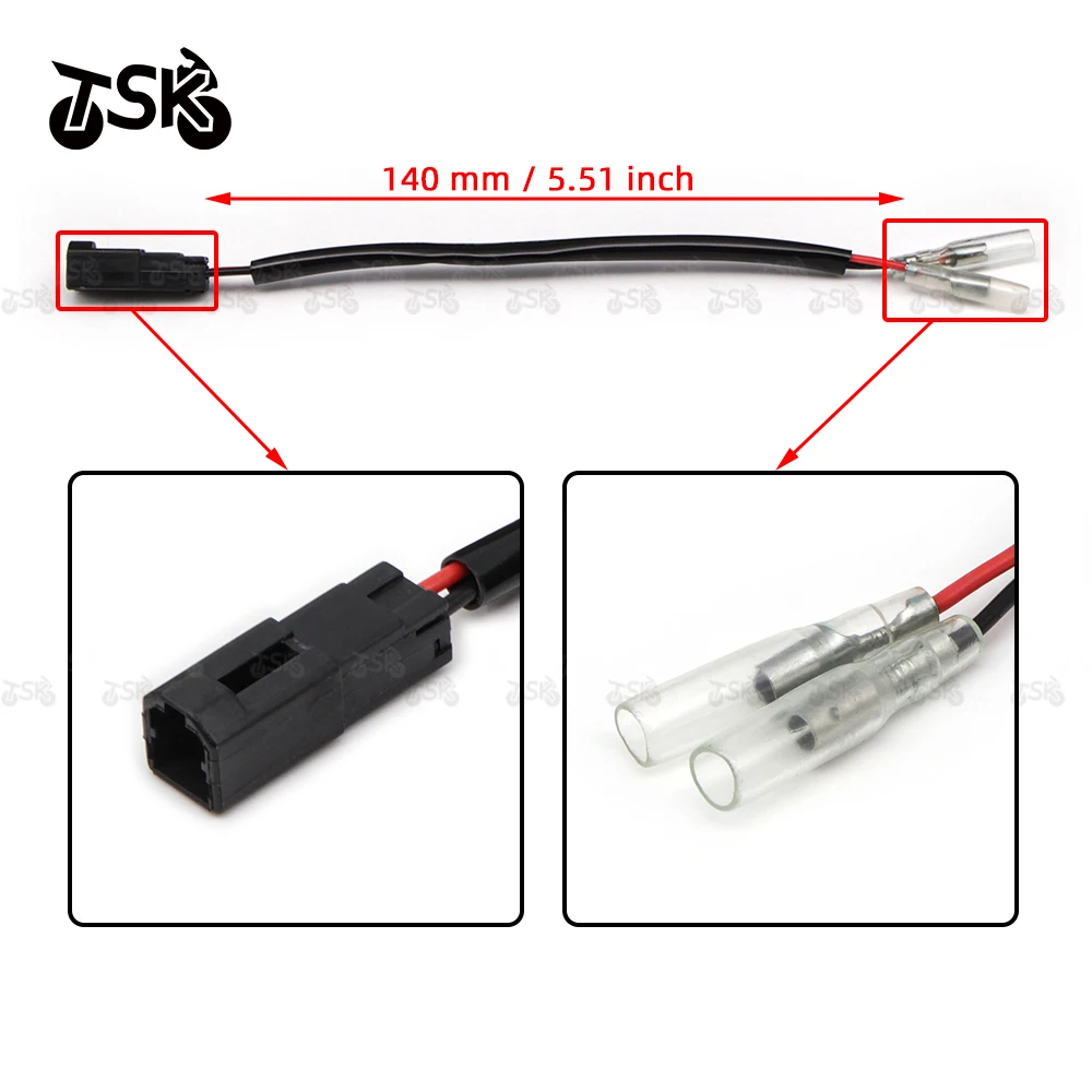 2 Wires Connecting Line Turn Signal For Ducati Multistrada 950 V2 1260 S Turn Signal Wiring Harness Connectors Adap Adapter Plug