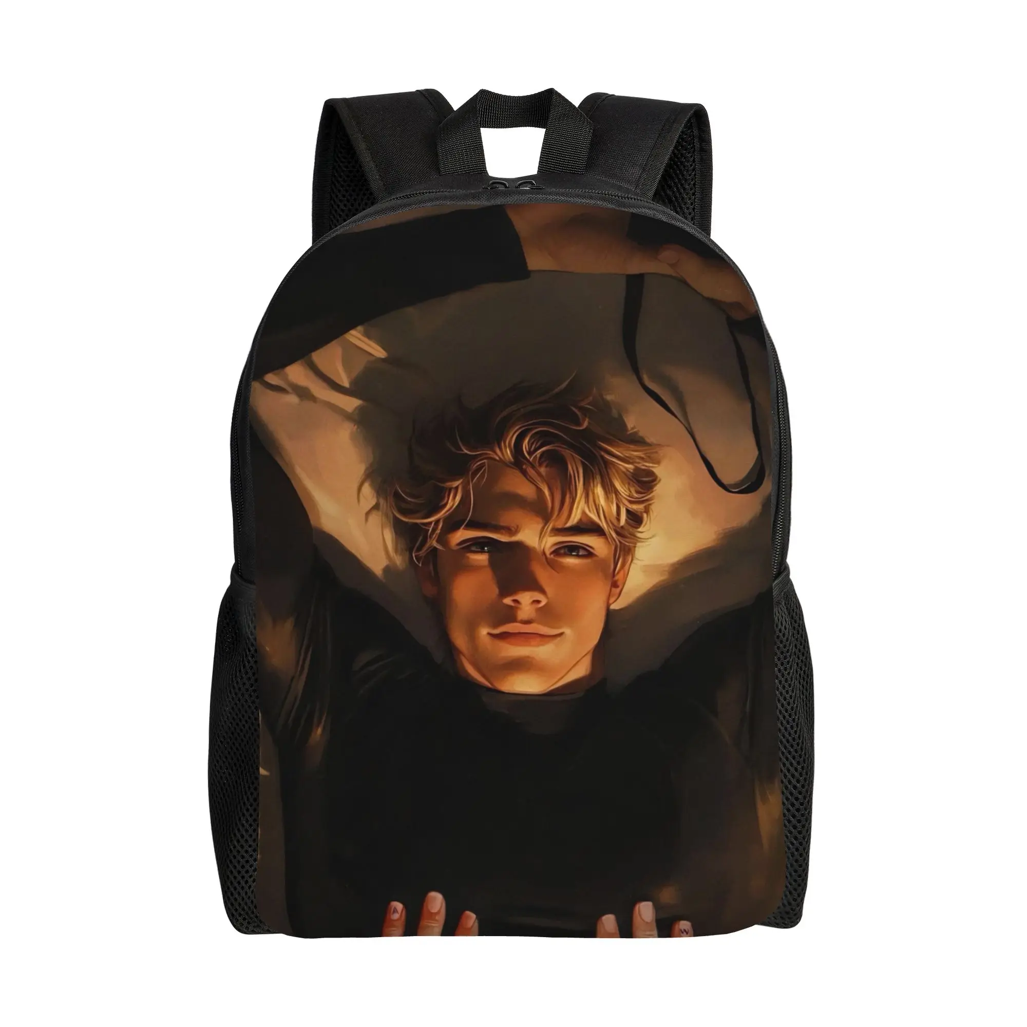 

Aaron Warner Teenage Backpack Outdoor High School Work Shatters Me Daypack for Men Women College Canvas Bags